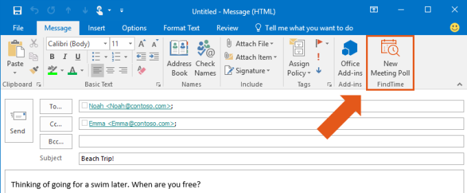outlook travel time plugin
